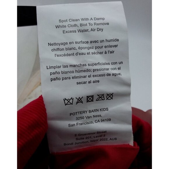 Pottery Barn Kids Sadie Angel Woodland Christmas Holiday Stocking  Quilted Xmas - Picture 11 of 12